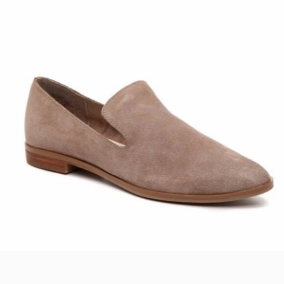[H353] Crown Vintage Women's Carla 2 Tan Suede Slip On Loafers/Flats, Size 10M - Picture 1 of 7